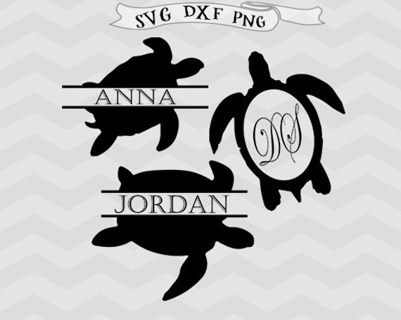Download Split Monogram SVG Turtle svg DXF files Cricut Monogram ...