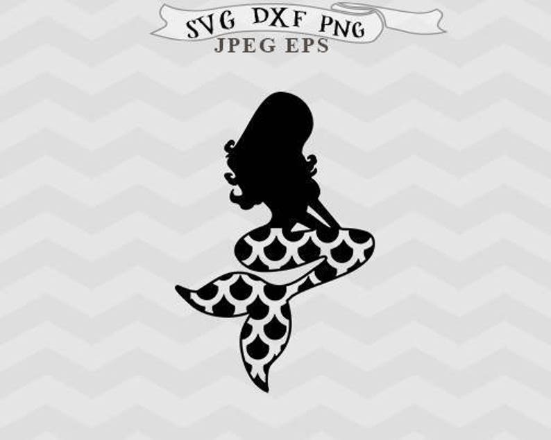 Download Mermaid svg Summer Mermaid dxf Girl svg scales svg Mermaid dxf | Etsy