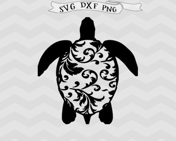 Download Turtle SVG DXF floral pattern svg Turtle clipart png Animals | Etsy