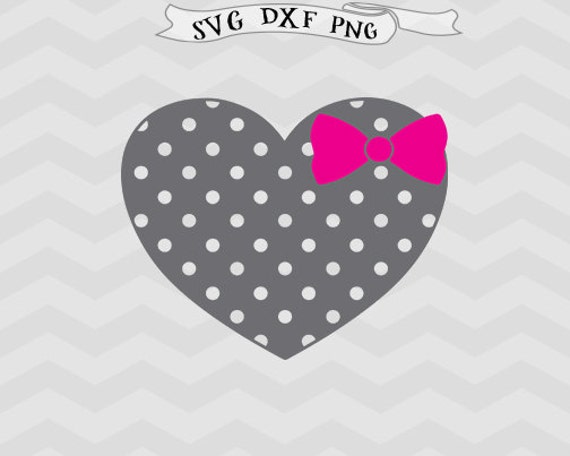 Heart Svg Bow Svg Summer Svg Beach Svg Love Svg Dxf Mothers Etsy