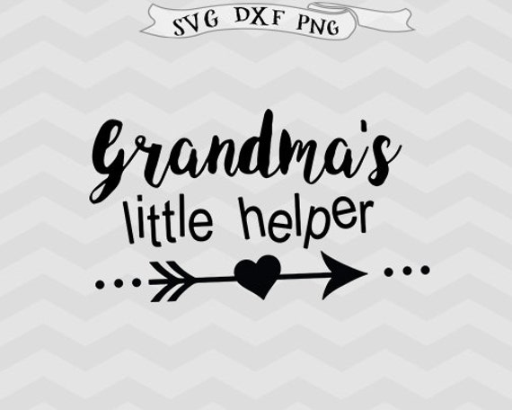 Download Grandma Svg Little Helper Svg Arrow Svg Nana Svg Kids Svg Etsy
