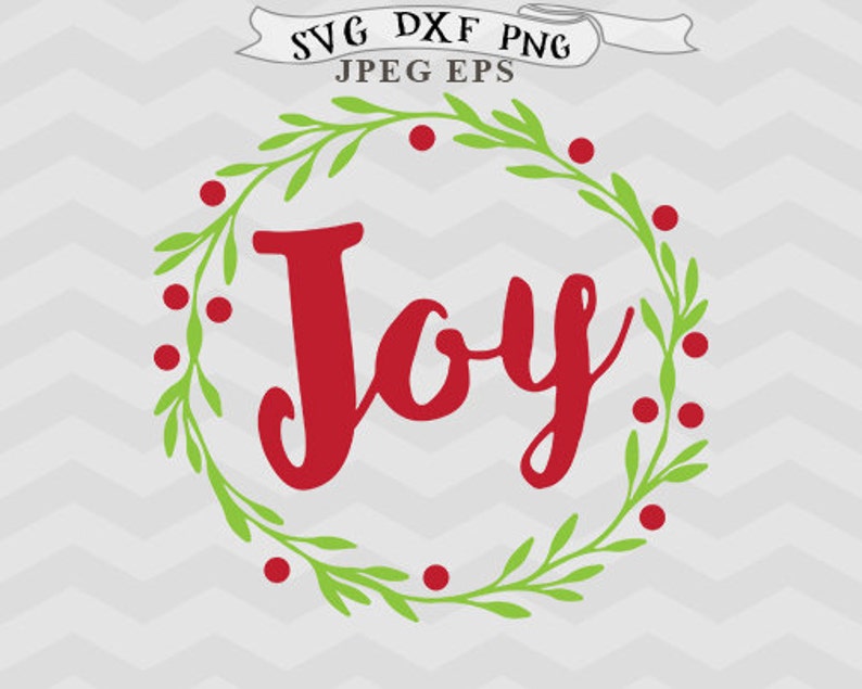 Download Joy svg Joyful svg Wreath svg files for Cricut designs for ...