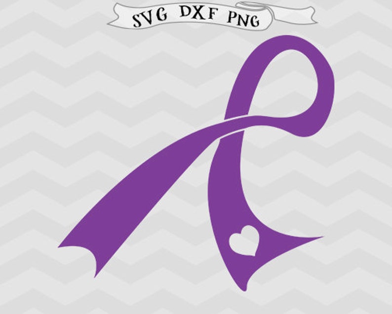 Download Awareness Ribbon SVG heart svg File Cutting Template ...
