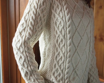 Aran Knit - Etsy