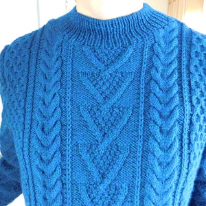 Knitting Pattern Men&#39;s Cambridge Men&#39;s Aran