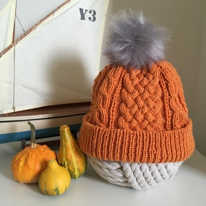 Knitting Pattern Cable Hat Chestertown Hat