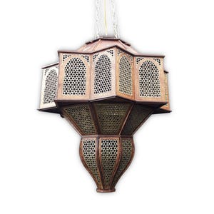 Wooden Oriental Lamp Noor for 4 light bulbs E27 image 10