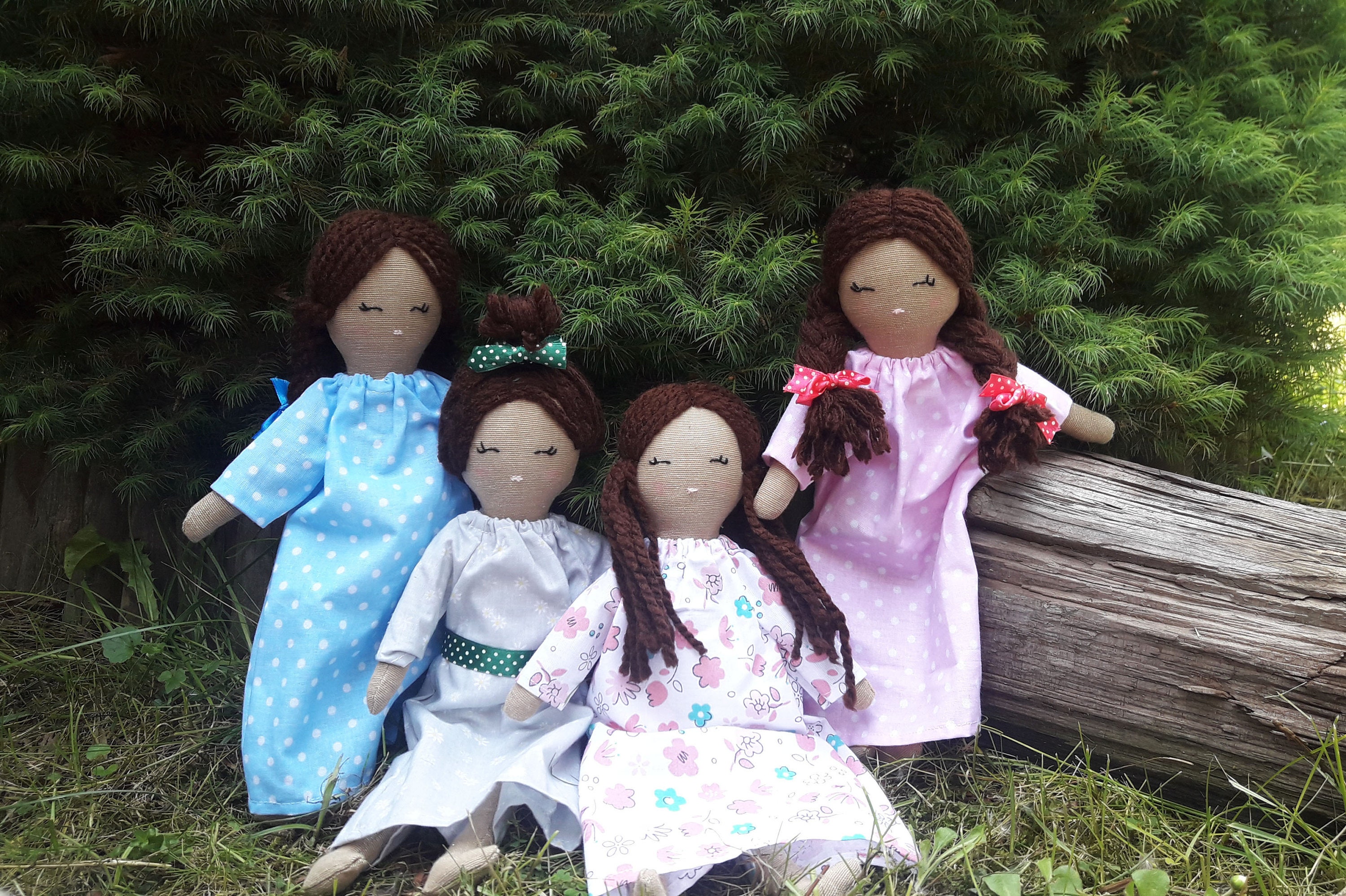 muslim rag doll with hijab, handmade girl, clothing is removable, smiling plush souvenir, Eid gift, Ramadan