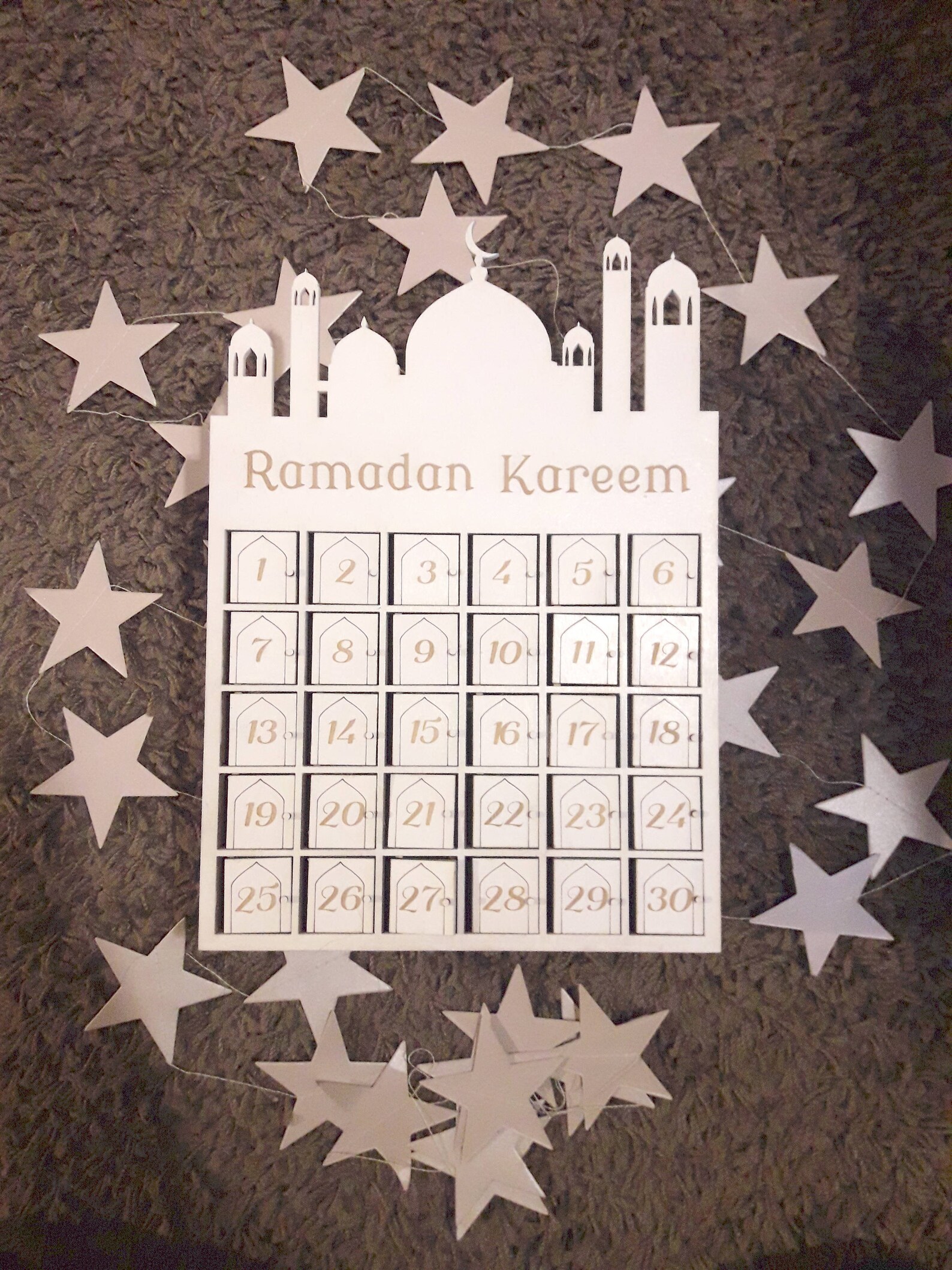 ramadan wooden box
