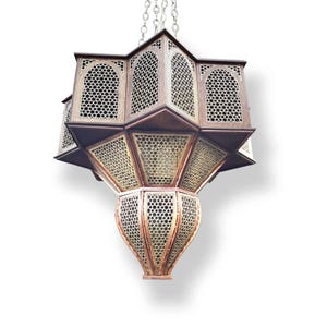 Wooden Oriental Lamp Noor for 4 light bulbs E27 image 6