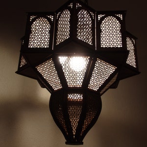 Wooden Oriental Lamp Noor for 4 light bulbs E27 image 9