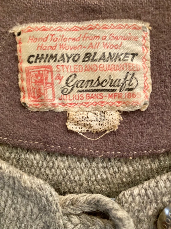 Vintage 1950s Ganscraft Chimayo Blanket Jacket - image 7