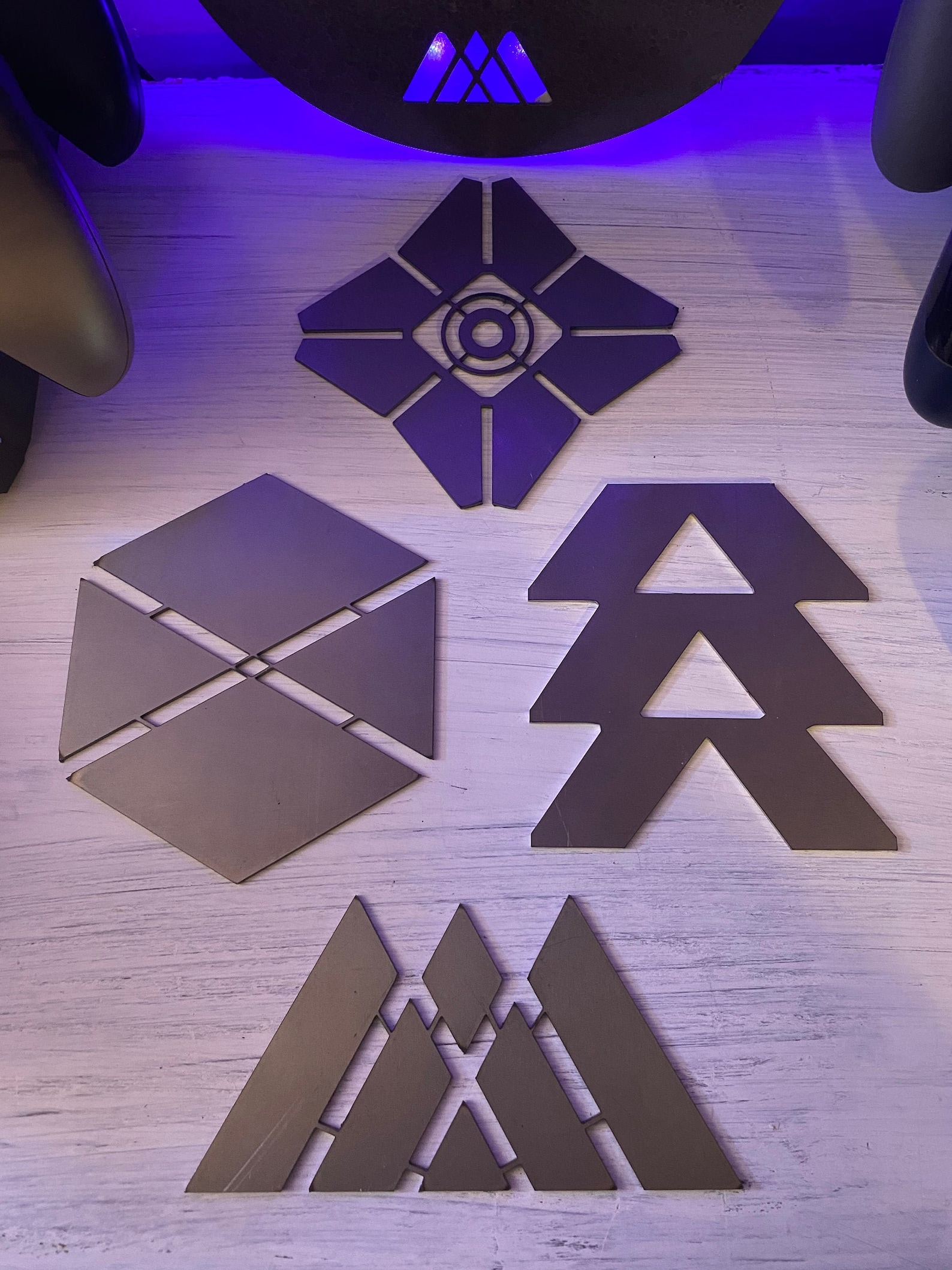 Destiny 2 Class Emblem Metal Wall Art Ghost Titan Hunter Etsy