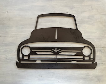 Ford F100 Truck 1953-1956 Classic Car Garage Metal Sign