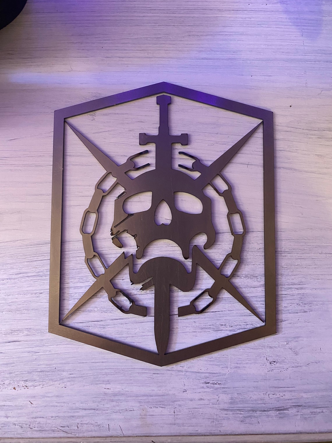 Destiny 2 Raid Banner Steel Metal Wall Art Etsy