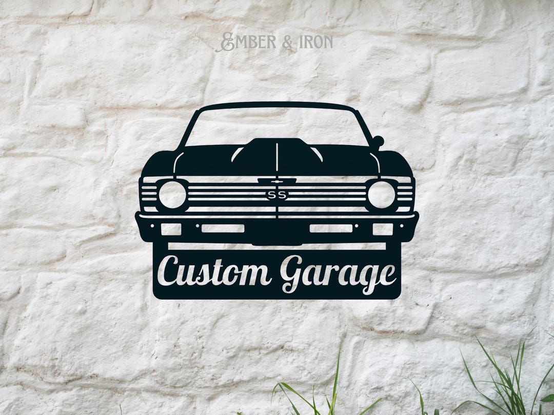 Personalized Chevy II Nova SS Metal Sign | 1968-1972 Classic American ...
