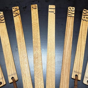 Stinger 34cm - 2 x Letter - 4mm thick - Personalised Spanking Paddle