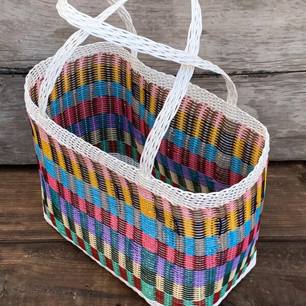 Plastic Woven Basket - Etsy