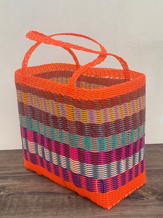 Plastic basket best sale bag