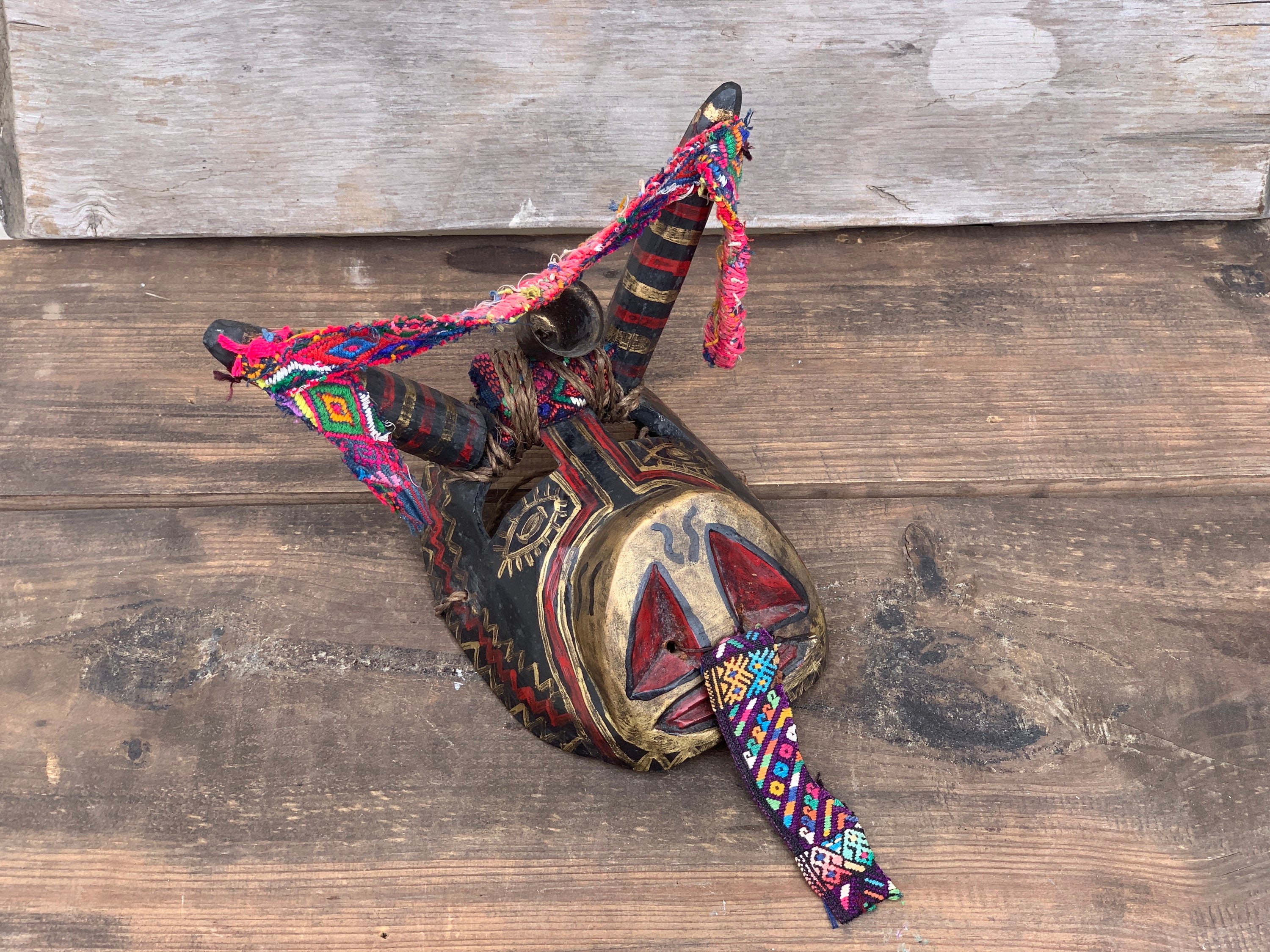 Extraordinary Bull Mask Traditional Black Bull Mask Hand Etsy