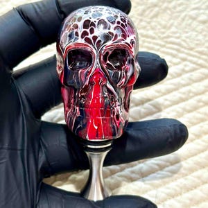 Wine bottle stopper / skull bottle stopper / stainless steel liquor bottle stopper / Halloween wine bottle stopper / Gothic skull decor