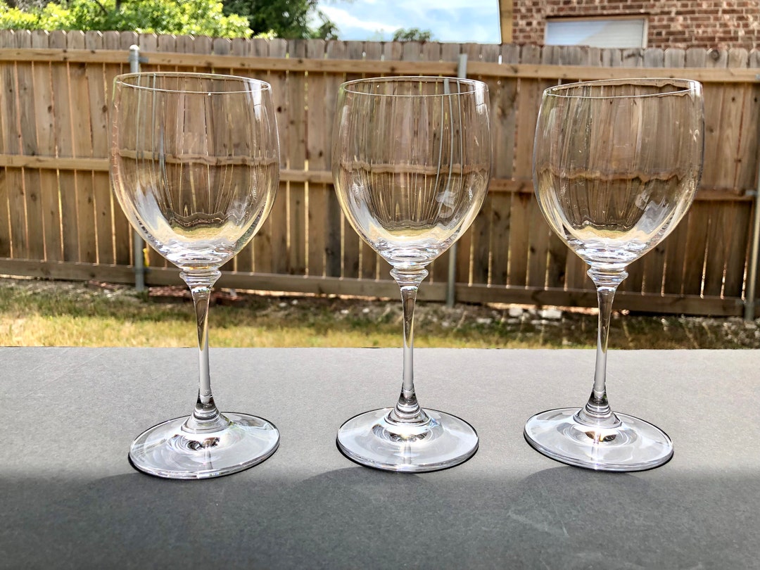 Qty 3 Mikasa Wine Glasses / Mikasa Stephanie / Crafted in Etsy