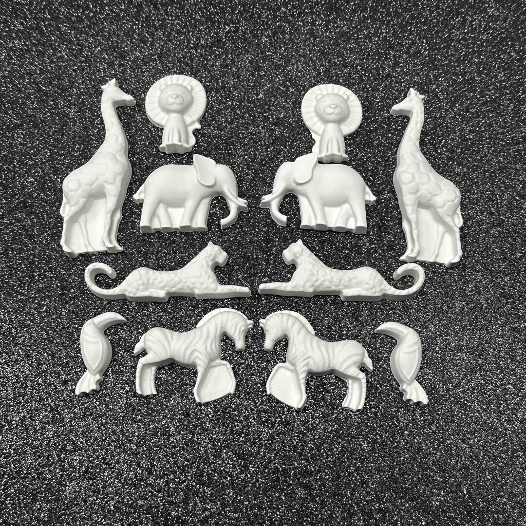 DIY Safari Animals / Paintable Animal Set / Kids Animal Craft / Jungle ...
