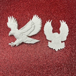 Paintable Patriotic Eagles/ Landing & Wings-Up Eagle Blanks – Choose One or Both / USA Eagle Craft Shapes – DIY Décor for July 4th