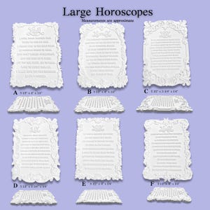 Zodiac Art Panels & Figures | Choose Your Sign | Astrology Wall Decor | Paintable Horoscope Plaques Characters