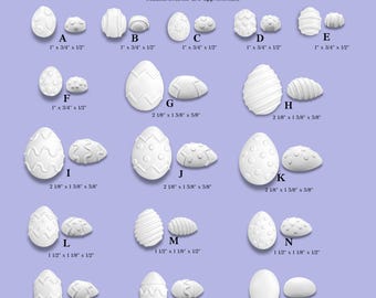 Easter Embellishments Bunnies, Ducklings, Easter Eggs Halves & Baskets | Paintable Decor / Paint Your Own Easter Embellishments