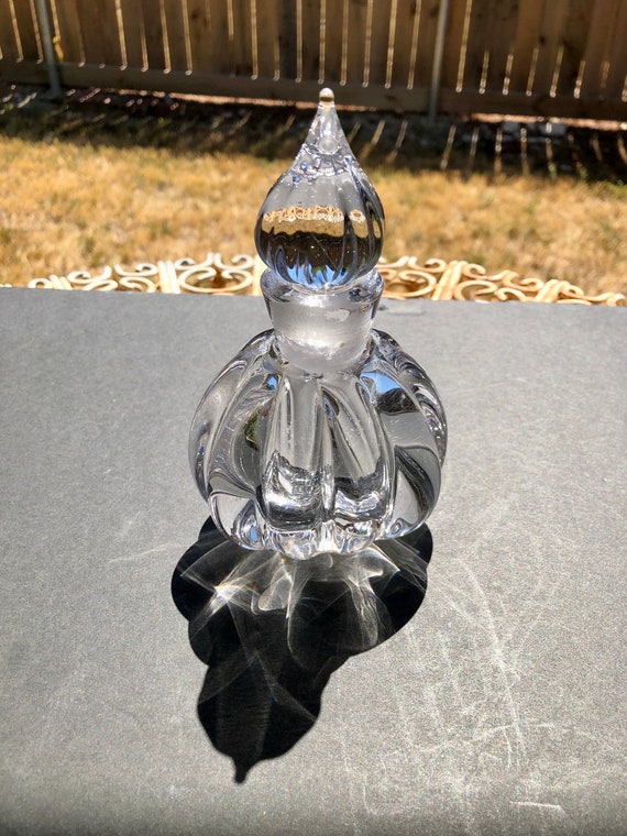 Vintage glass genie perfume bottle from the 1940s - image 1