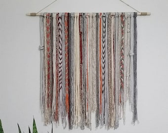 Bohemian Yarn Tapestry, Yarn Wall Hanging