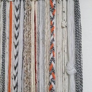 Bohemian Yarn Tapestry, Yarn Wall Hanging image 4