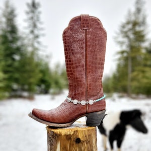 Cowboy Boot Anklet Etsy