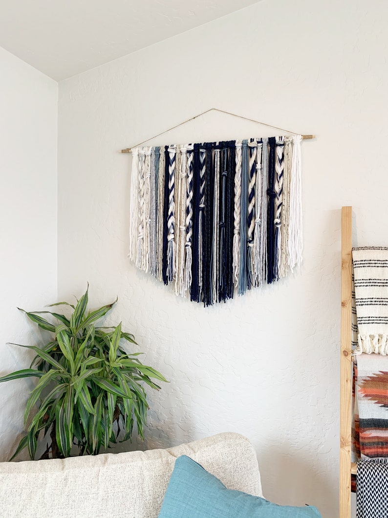 Yarn Wall Art Tapestry Yarn Tapestry Yarn Wall Hanging Etsy