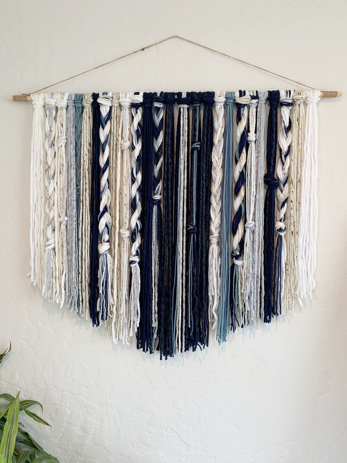 Yarn Wall Art Tapestry Yarn Tapestry Yarn Wall Hanging Etsy