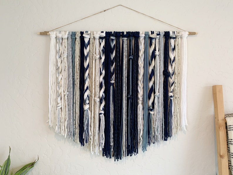 Yarn Wall Art Tapestry Yarn Tapestry Yarn Wall Hanging Etsy