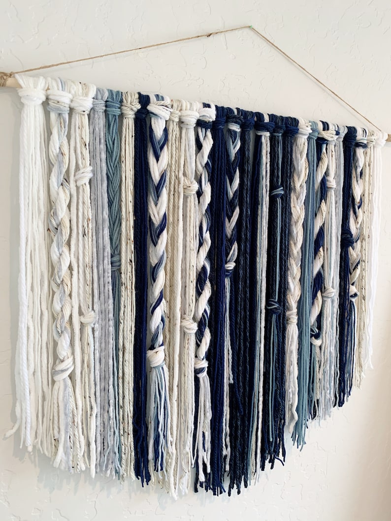 Yarn Wall Art Tapestry Yarn Tapestry Yarn Wall Hanging Etsy