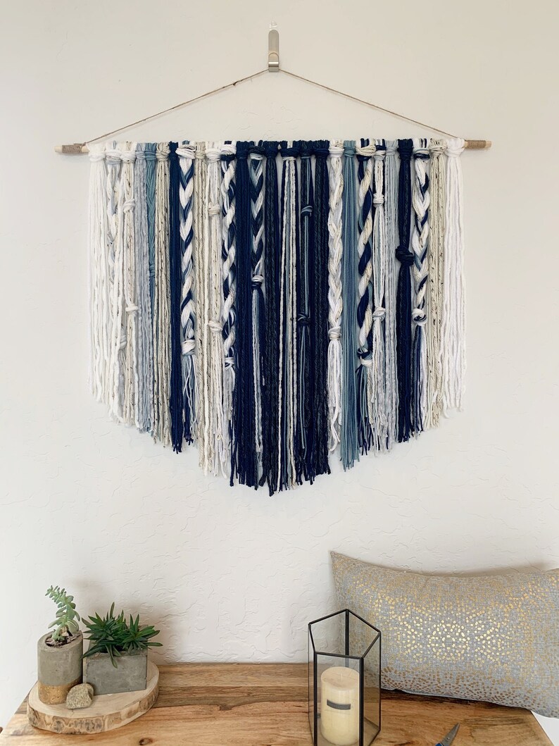 Yarn Wall Art Tapestry Yarn Tapestry Yarn Wall Hanging Etsy