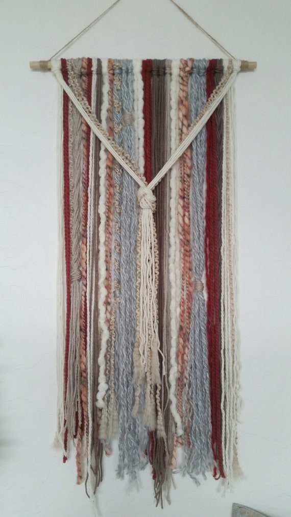 bohemian yarn tapestry