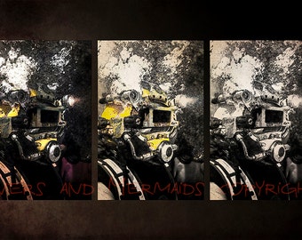 A4 Commercial Diver Series Welding Underwater Art Print