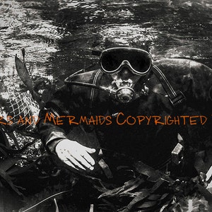 Vintage Diver - A4 Art Print