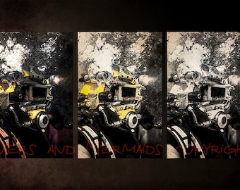 A3 Commercial Diver Series Welding Underwater Art Print