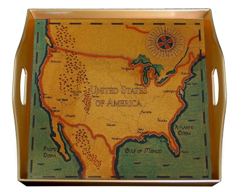 Coffee Table Trayhand Painted Glassmetal Serving Traygift - Old World Map Glass Coffee Table Coffee Table Trayhand Painted Glassmetal Serving Traygift - Old World Map Glass Coffee Table