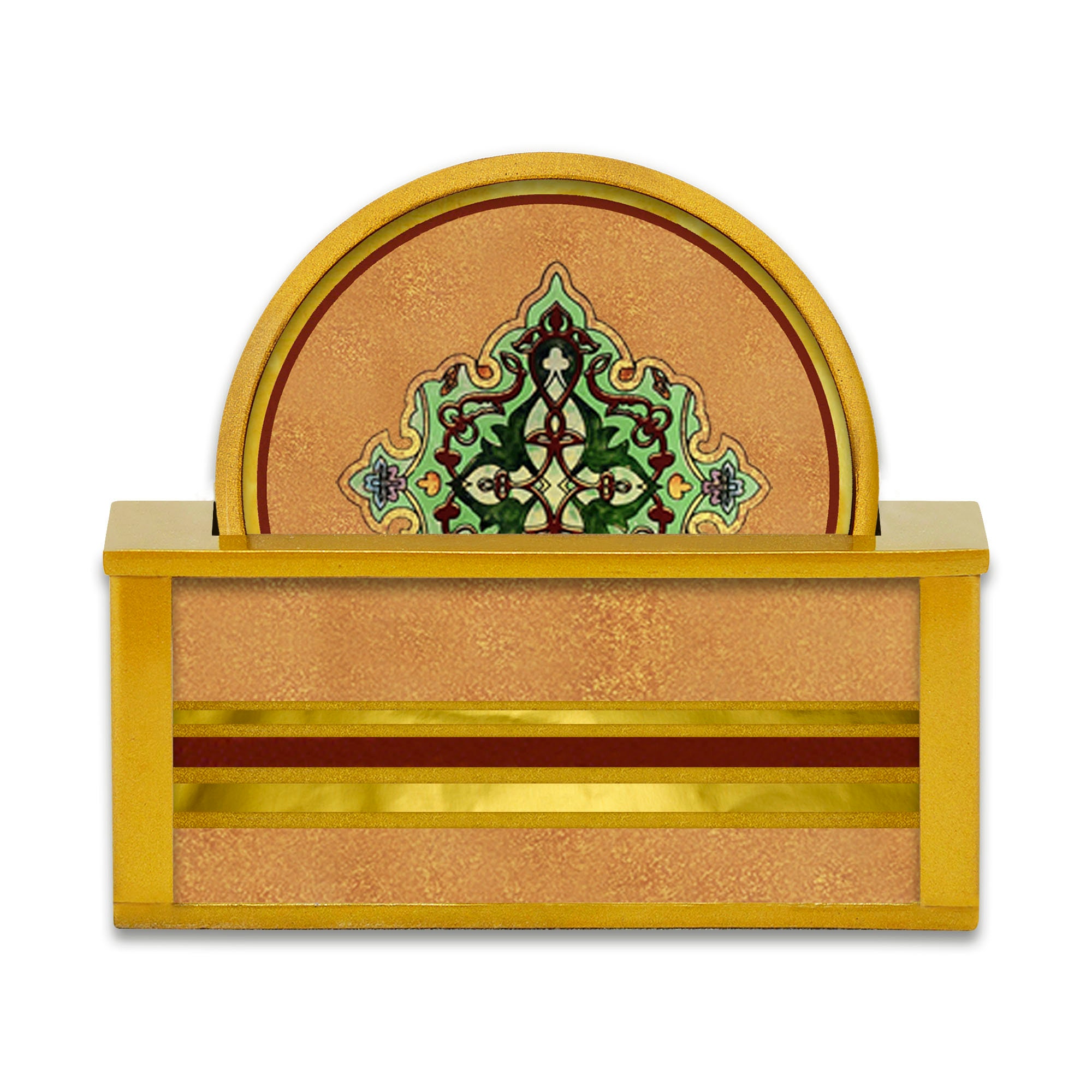 Sous Bock X 4 - Design Classique Perse Jeu de Sous Verres Ronds