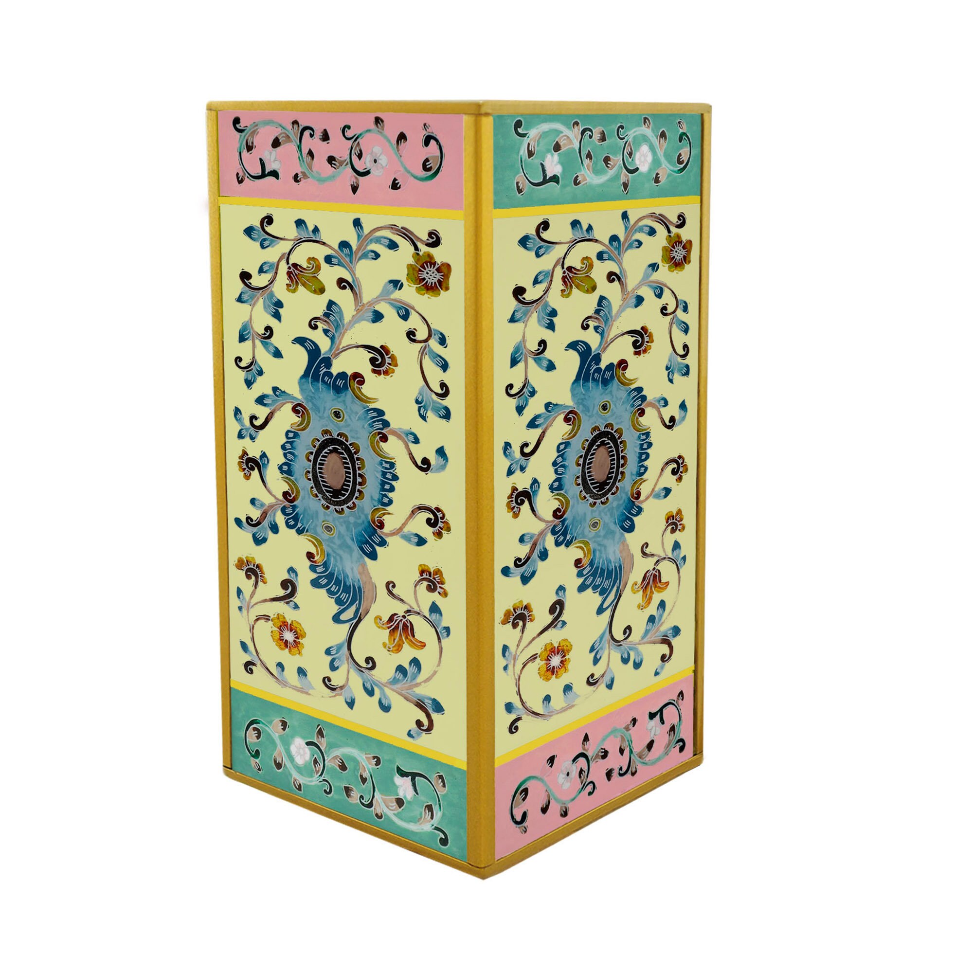 Tirelire Décorative - Lamelles Couleurs Pastel