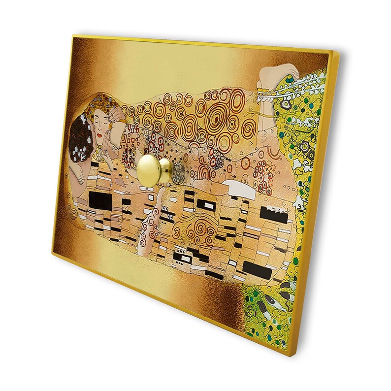 DuCoteDuParc – Coffre à thé – Le baiser de Gustav Klimt DuCoteDuParc – Coffre à thé – Le baiser de Gustav Klimt