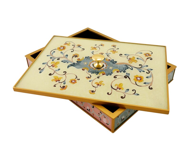 DuCoteDuParc – Coffre à thé – Le baiser de Gustav Klimt DuCoteDuParc – Coffre à thé – Le baiser de Gustav Klimt