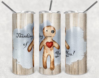Thinking of You Anti Valentines Day 20 oz Insulated Tumbler with straw, T22