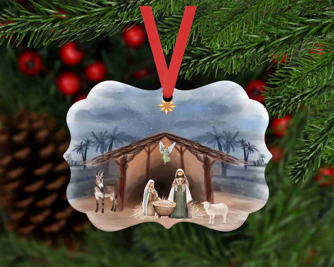 Nativity Christmas Tree Ornaments 